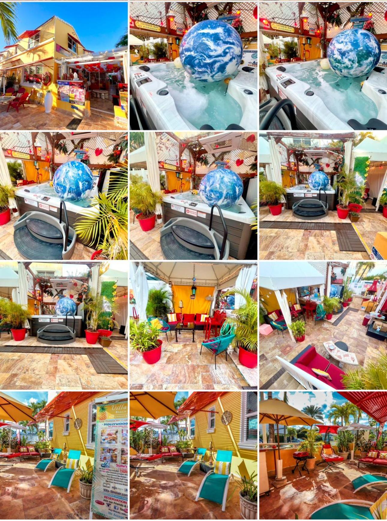 Villa Sinclair Beach Suites And Spa Hollywood Exterior foto